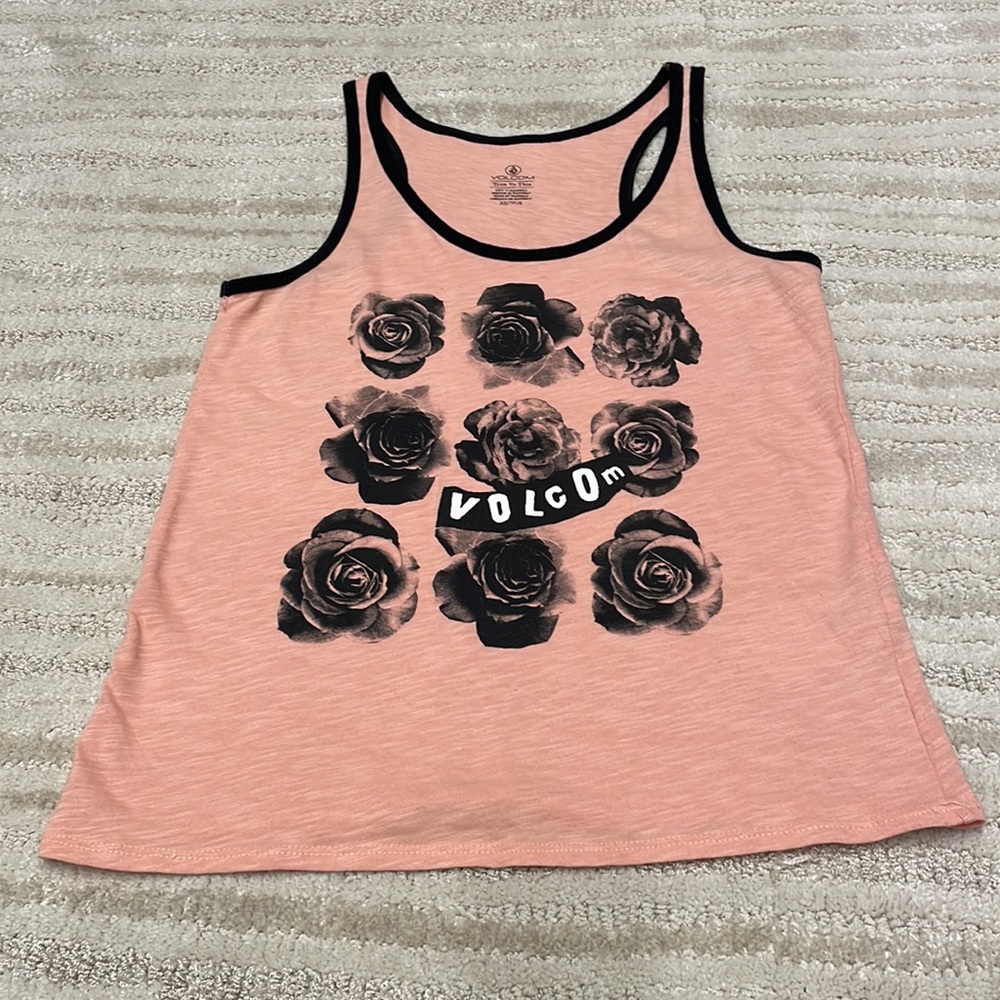 WORN ONCE VOLCOM ROSE TANK